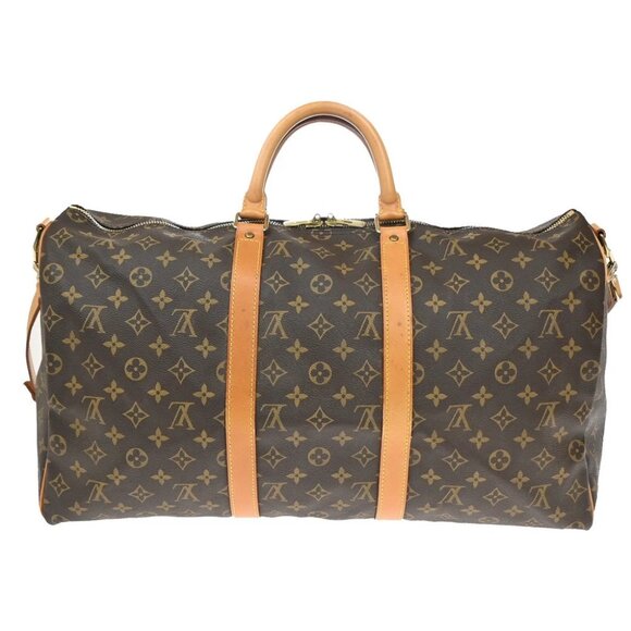 LOUIS VUITTON Keepall Bandouliere 50 Travel Hand Bag Monogram BN - Picture 3 of 15